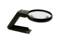 Lente Konus FLEXO-DUAL piegabile doppio uso 90mm 2x-4x bifocale con luce cod 3627