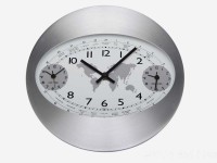 Orologio Konus da parete MOVALE BIANCO 55cm sfondo bianco disegno argento cod 6232